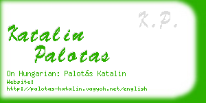 katalin palotas business card