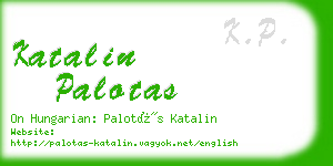 katalin palotas business card